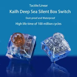Kailh Silent Silent – Interruptores Lineales Silenciosos 60g para Teclado Mecánico