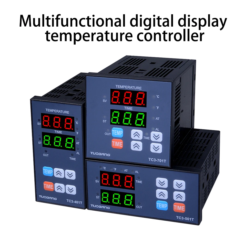 TC3-401 Termostato de pantalla digital multifuncional Temperatura y tiempo de alta precisión integrados para máquina de transferencia de calor - imagen 2