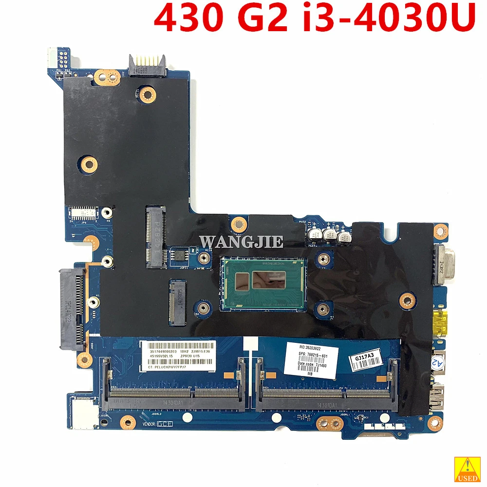 768215 -501 768215 -001 768215 -601 798061 -601 798061 -001 para la placa base del ordenador portátil HP ProBook 430 G2 con i3-4030U I5-5200U LA-B171P