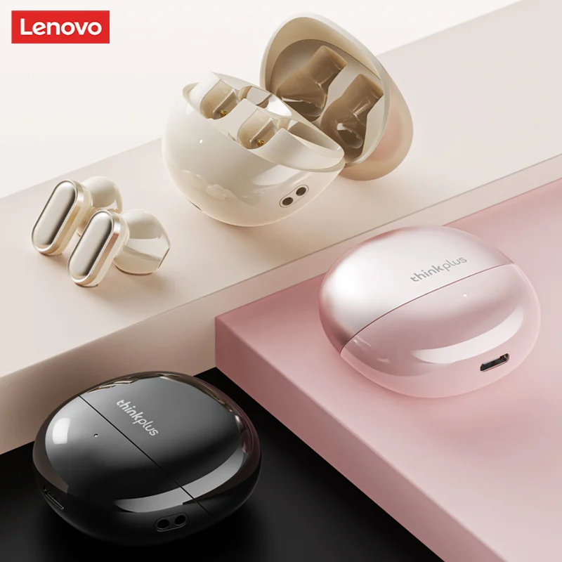 Auriculares Bluetooth inalámbricos originales Lenovo LP19 Pro de larga duración 360 °   Auriculares con sonido envolvente Auriculares de modo dual para música para juegos