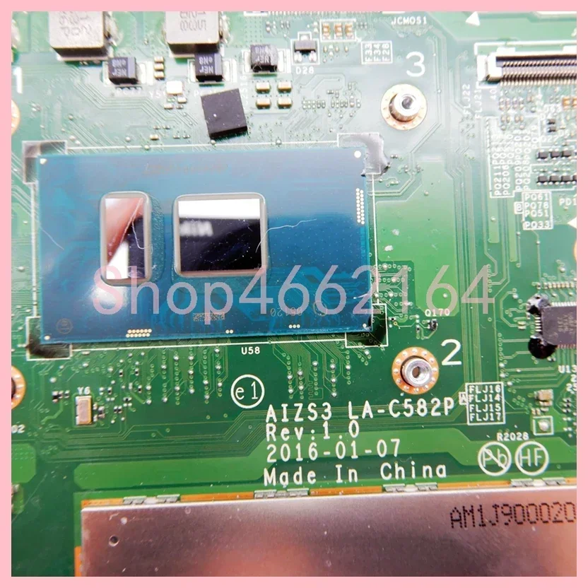 LA-C582P con i5 i7-6th Gen CPU 8GB-RAM placa base para portátil Lenovo ThinkPad YOGA 260 placa base para ordenador portátil 100% probado OK - imagen 2