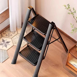 Escalera Telescópica Plegable de Aluminio – Portátil Doméstica