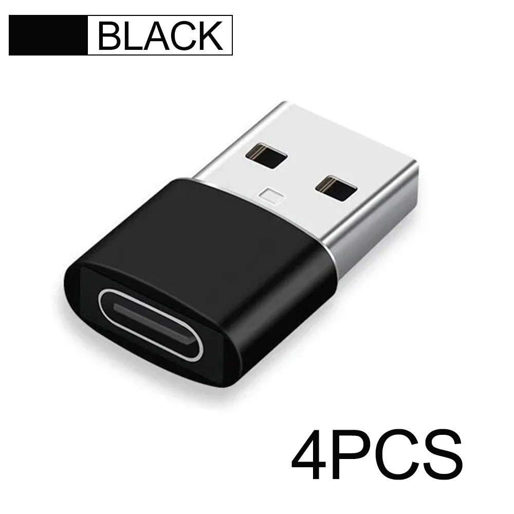 4 Uds USB a tipo C OTG adaptador USB USB-C macho a Micro USB tipo c hembra convertidor para Macbook Samsung S20 USBC OTG conector