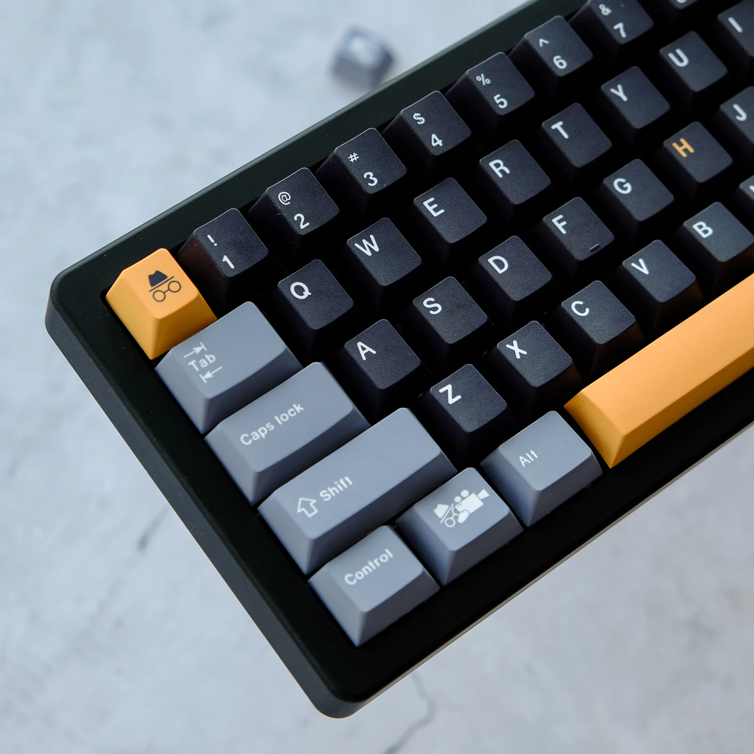 Teclas de sublimación de tinte PBT para teclado mecánico GX87 Crush80 Rainy75 Hi8 Lucky65, tema de etiqueta de privacidad, 134 teclas, perfil de cereza - imagen 4