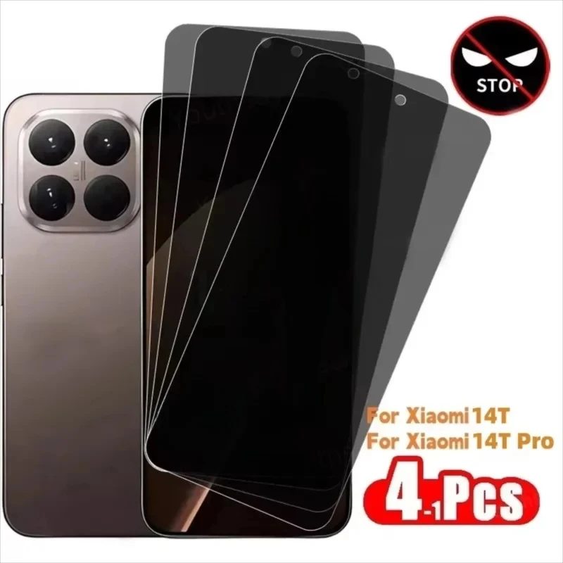 Vidrio templado de privacidad para Xiaomi 14T 13T 12T 11T 10T Pro 13 14 Protector de pantalla antiespía para Xiaomi Mi 10T 10 11 12 Lite 11X