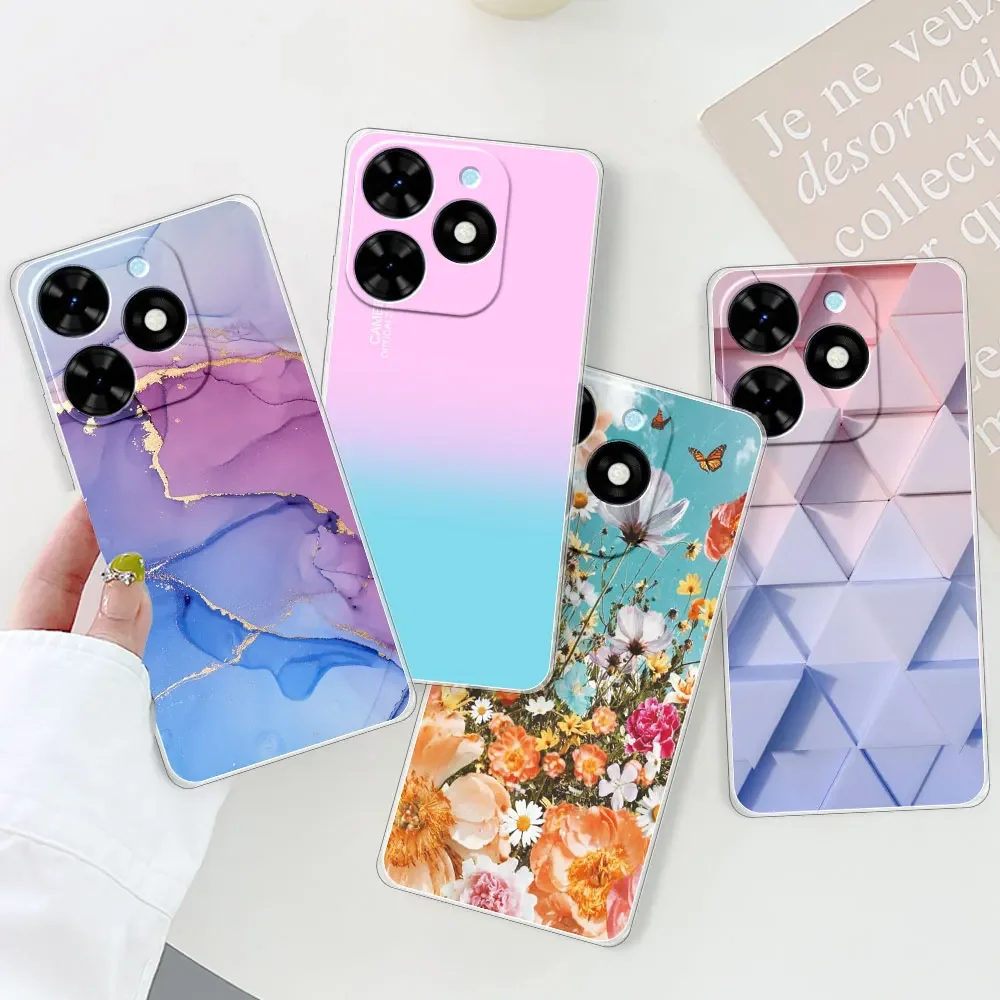 Funda de silicona suave para Tecno Spark Go 2024, carcasa transparente para teléfono, 2023, 2022 - imagen 4