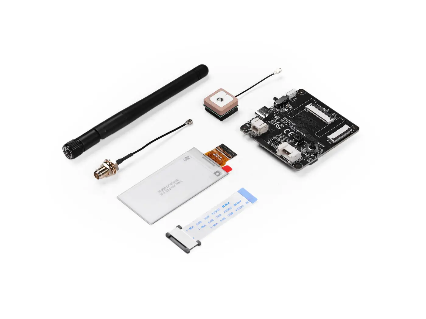 Wio Tracker L1 Nodo meshtástico Pantalla de tinta electrónica Lora Wio-SX1262 862-930Mhz NRF52840 L76K Placa de desarrollo GPS - imagen 4