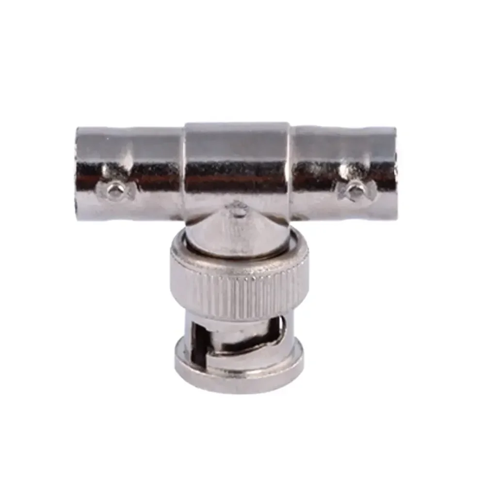 5 unids/lote conector BNC divisor de 3 vías conversión recta enchufe macho BNC a 2 conectores hembra BNC adaptador T - imagen 3