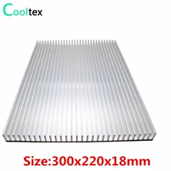 Disipador Calor Aluminio 300x220x18mm para LED