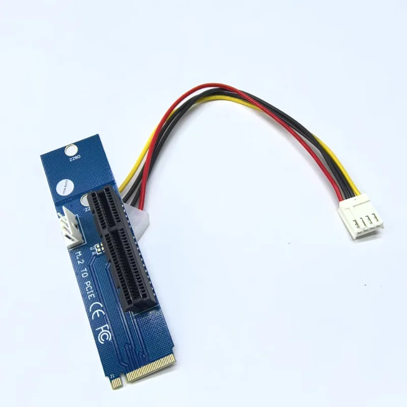 Tarjeta elevadora NGFF a PCI-E, puerto SSD M.2 a ranura para tarjeta de expansión PCIE X4, Cable elevador adaptador - imagen 2