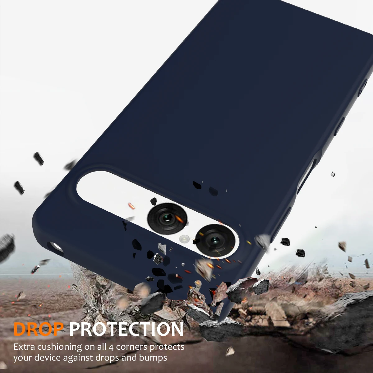 Funda magnética de silicona líquida para Sony Xperia 10 VII, funda suave anticaída con cordón y sensación de piel para Sony Xperia 10 VII - imagen 2