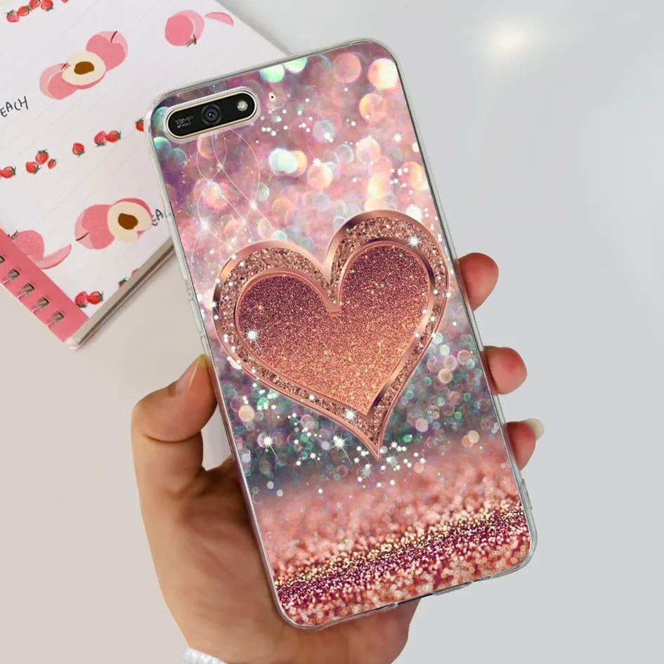 Para Huawei Y6 Prime 2018 Funda de lujo con dibujos de mármol Funda protectora de silicona suave para Huawei Y6 2018 ATU-L22 Y6Prime Capa - imagen 2