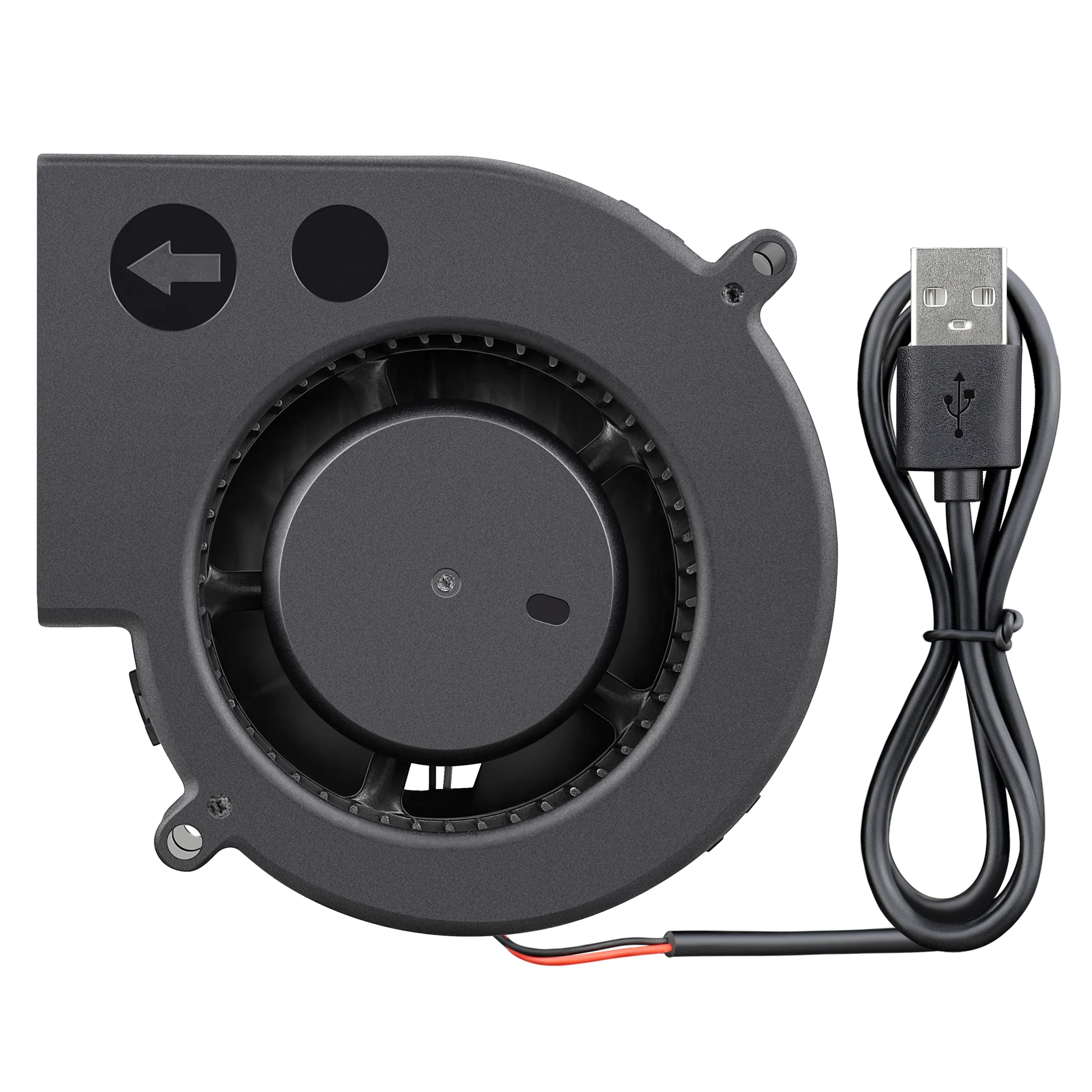 Gdstime-ventilador centrífugo de flujo para barbacoa, soplador de aire grande de 97mm, 97x33mm, 5V, DC 9733, rodamiento de manga de 2800RPM - imagen 2