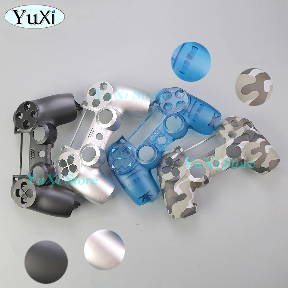 Para PS4 JDS JDM 050 055 carcasa frontal reemplazo de placa frontal para PlayStation 4 controlador de mando - imagen 4