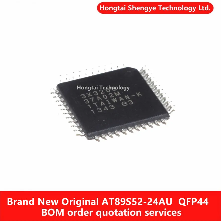 Nuevo microcontrolador flash original AT89S52-24AU TQFP-44 de 8 bits AT89S52-24AU