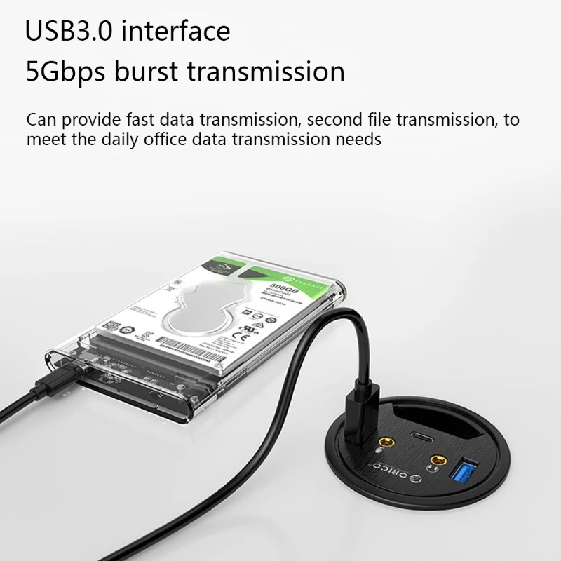 HUB USB 3,0, sonido estéreo externo, puerto tipo C para PC/tableta, divisor USB, envío directo - imagen 5