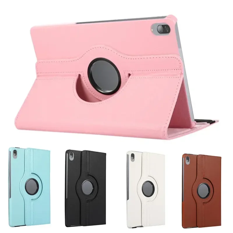 Funda de cuero PU con rotación de 360 grados para tableta, cubierta con soporte para Xiaomi Pad 6S Pro, 12,4 pulgadas, 2024