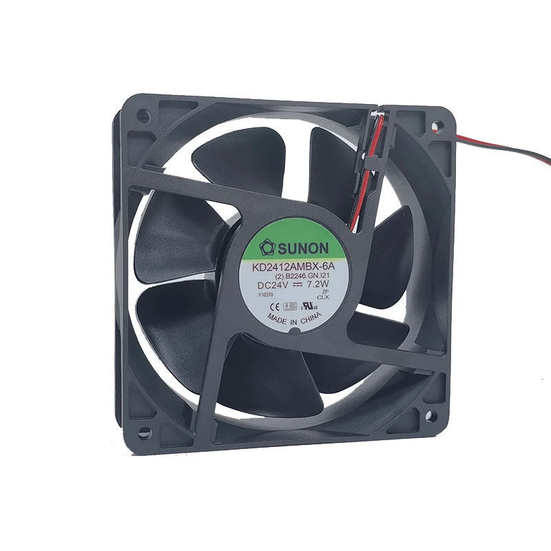Para sunon KD2412AMBX-6A DC24V 7,2 W 12038 12cm 120*120*38MM ventilador inversor Danfoss - imagen 2