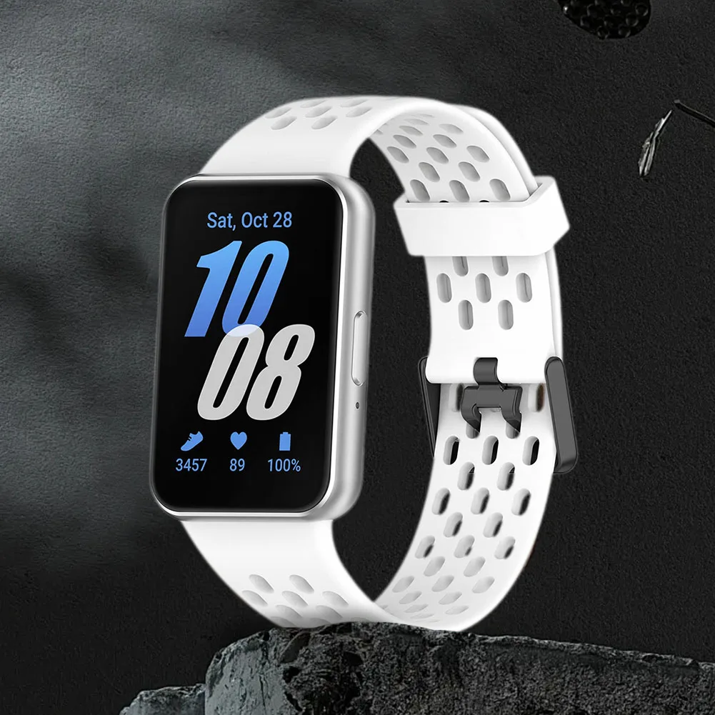 Correa de reloj transpirable impermeable, correa de reloj inteligente de repuesto para Samsung Galaxy Fit 3 - imagen 3