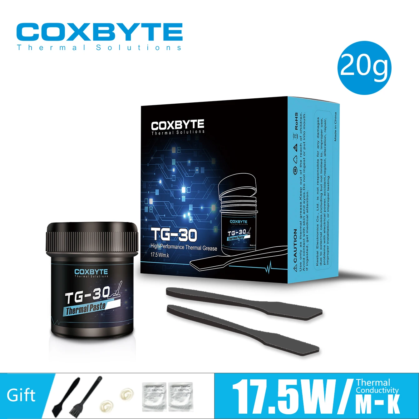 Coxbyte TG-30 pasta térmica CPU GPU alta conductividad