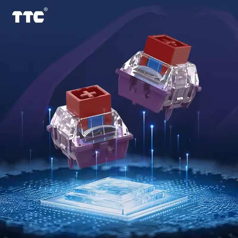 TTC King of interruptor magnético para teclado mecánico magnético, alta transmitancia de luz, e-sports Gaming, 21mm Spring Atk68 Na87Hm66 - imagen 2