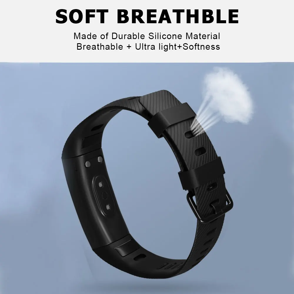 Pulsera deportiva de silicona para Huawei Band 3 y 4 Pro, Correa suave Original para Huawei Band 3 Pro - imagen 5