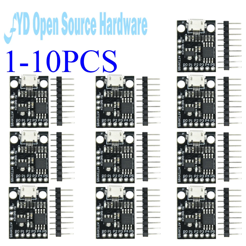 1-10 Uds GY Attiny85 Digispark kickstarter Mini módulo de placa de desarrollo USB