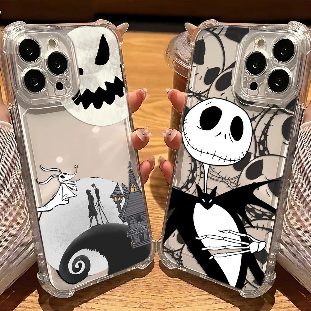Funda de teléfono The Nightmare before Christmas para Oppo Realme C55 C53 C35 C33 C31 C15 13 9 7i Pro Plus 4G 5G, funda anticaída Airabag