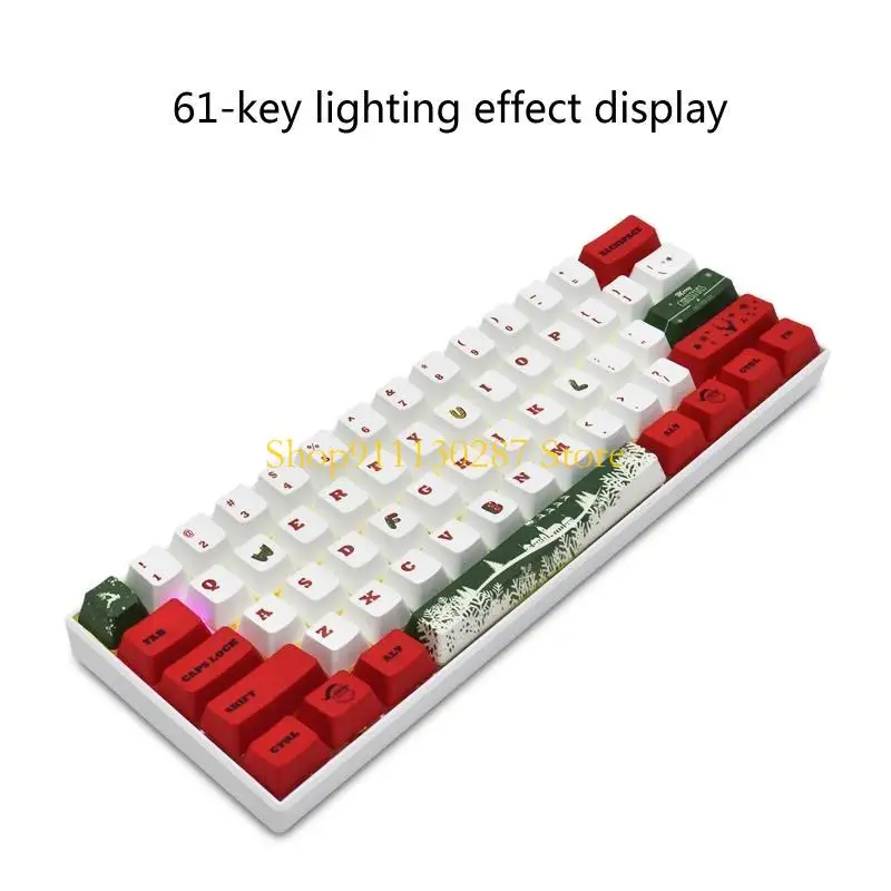 Teclas gruesas J1HC PBT con subcama tinte, 123 teclas para interruptores mecánicos Cherry MX - imagen 2