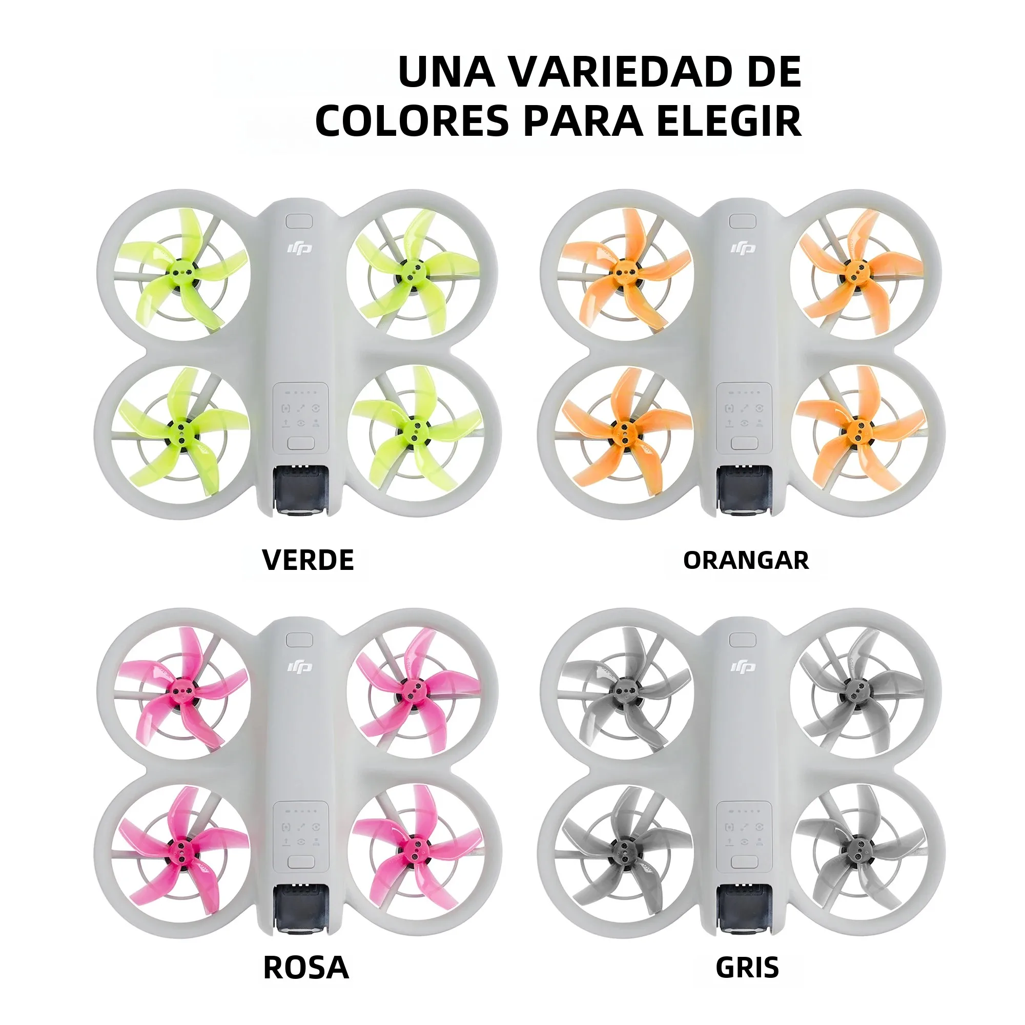 Cinco hojas para hélices DJI Neo /NEO 2, accesorios de colores, accesorios de liberación rápida, hoja de paleta, hélices de bajo ruido para DJI Neo NEO 2 - imagen 4