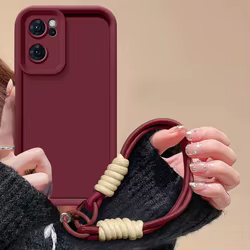 OPPO Reno13 F 4G – Funda con Cordón, Mate y Antigolpes