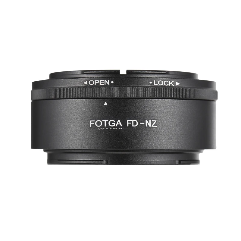 FOTGA anillo adaptador de montaje de lente de alta precisión, aleación de aluminio para lente de montura Canon FD a cámara Nikon Z6 Z7 Z50 z-mount - imagen 2