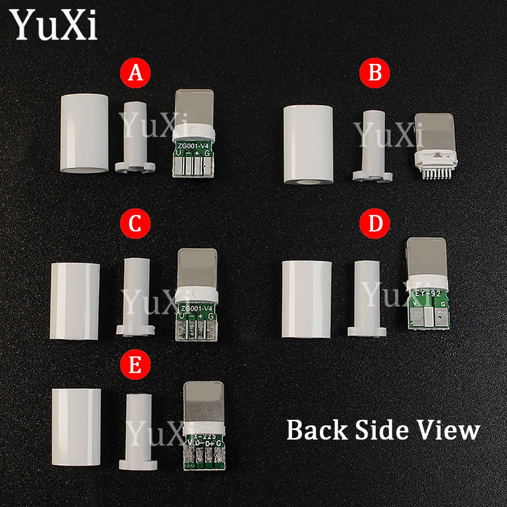 Juego de 5 enchufes USB 2,6 3,0mm con placa de Chip conector macho datos de soldadura interfaz de línea OTG Cable de carga para IPHONE Lightning Dock - imagen 5