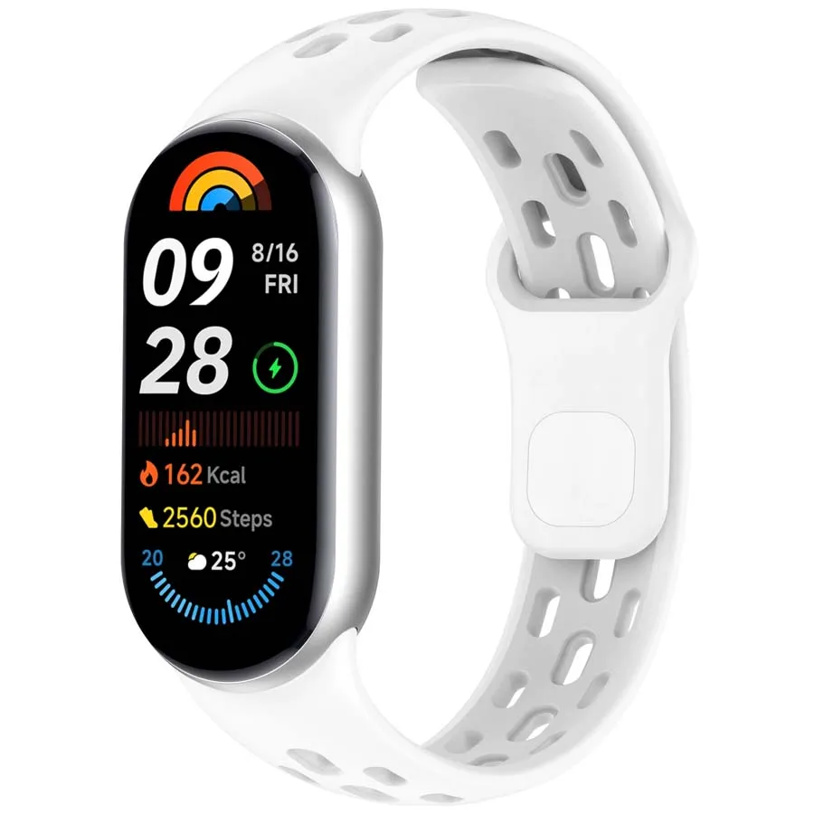 Correa deportiva de silicona para Xiaomi Mi Band 10, Correa de repuesto para Mi Band 8 9 10, accesorio de pulsera para reloj inteligente - imagen 3