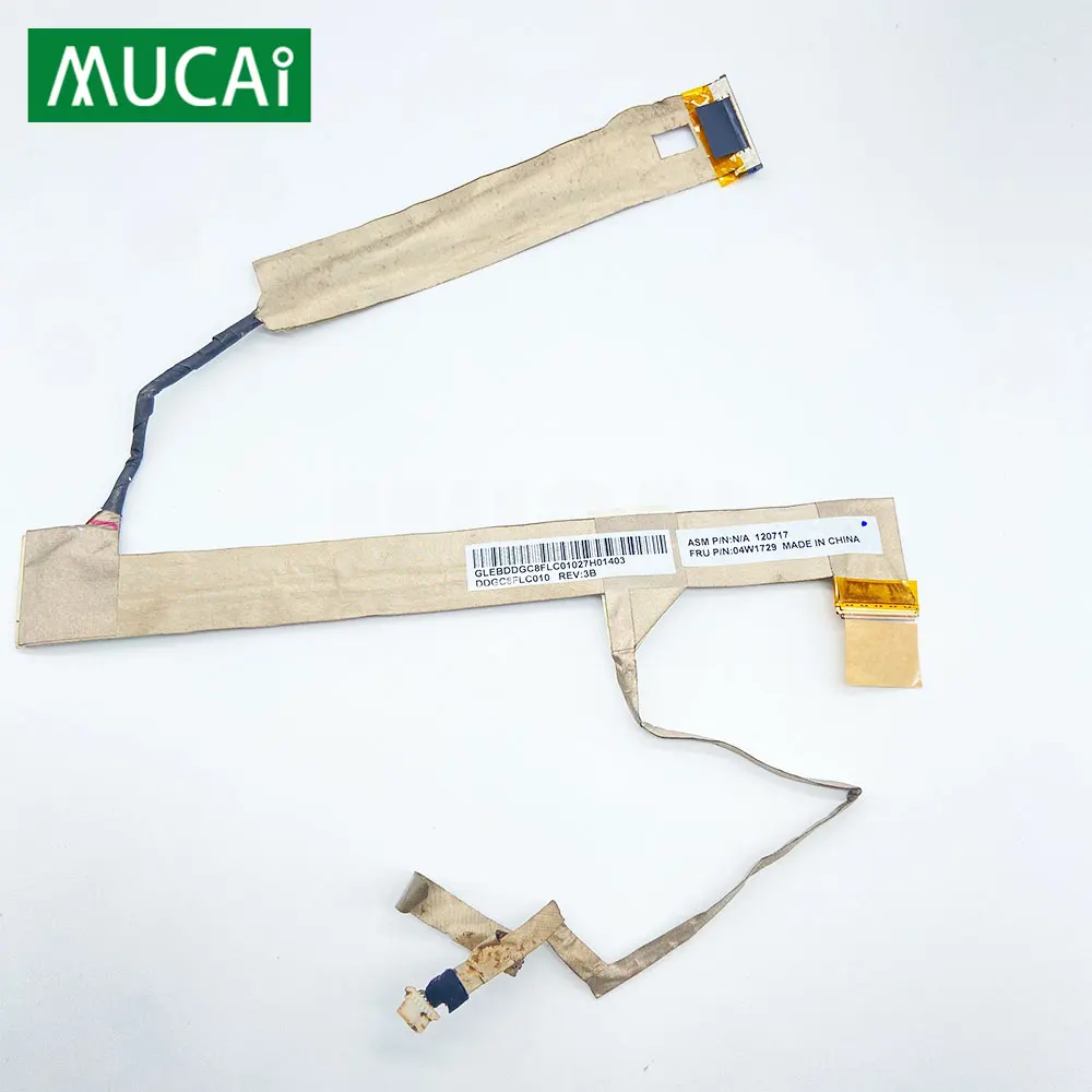 Cable flexible de pantalla de vídeo para portátil Lenovo ThinkPad L520, L512, 15,6 ", DDGC8FLC010, 04W1729