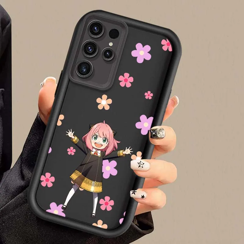 Funda para Teléfono con Diseño de Anime Girl Anya para Samsung Galaxy S25 S24 S23 S22 S21 S20 Ultra Plus FE 5G Eye Ladder - imagen 4
