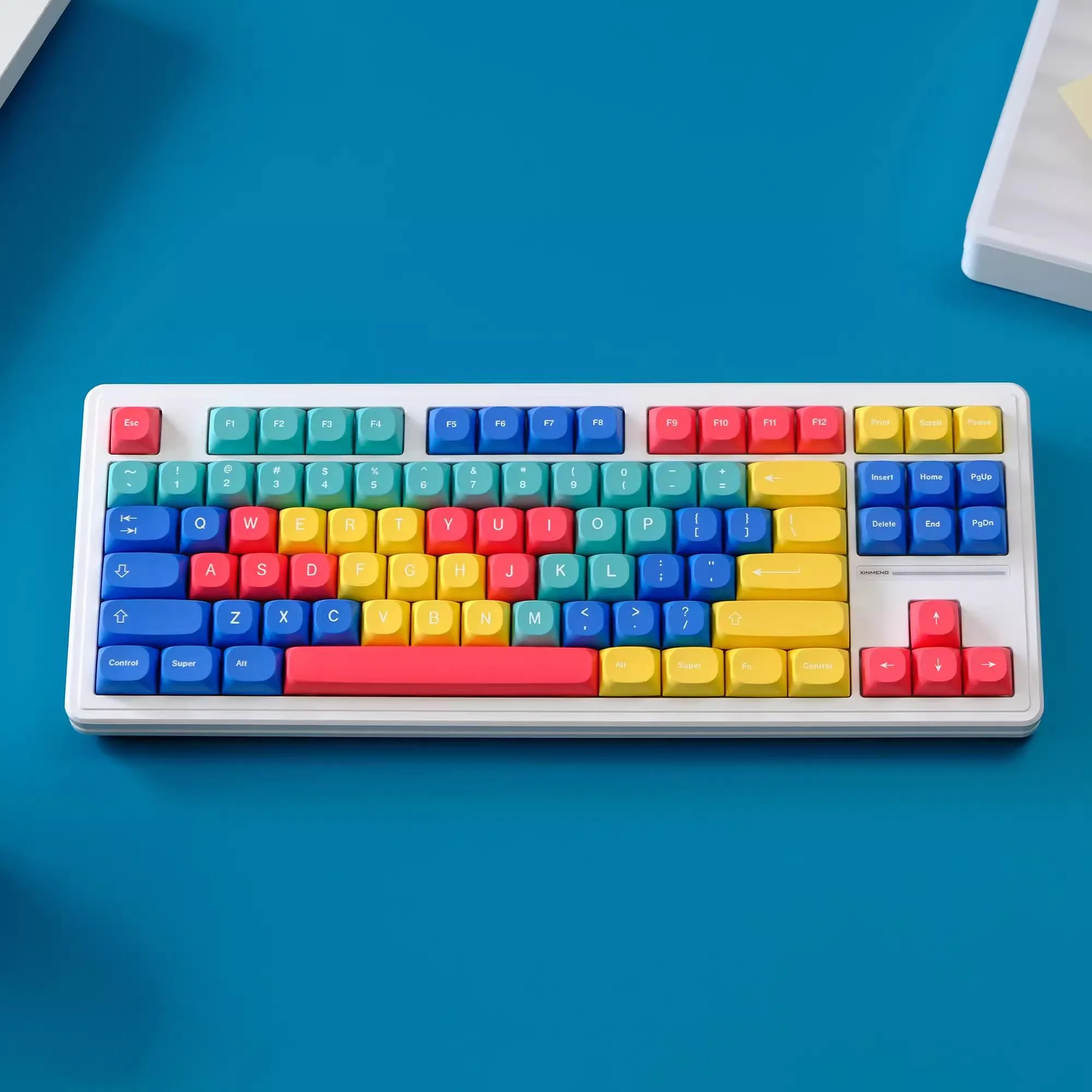 1 Juego de teclas de paneles GMK PBT, 5 lados, teclas subcama de tinte, teclas de perfil MA para teclado MX Switch Wooting 65 68 K75 F99 F87 - imagen 4