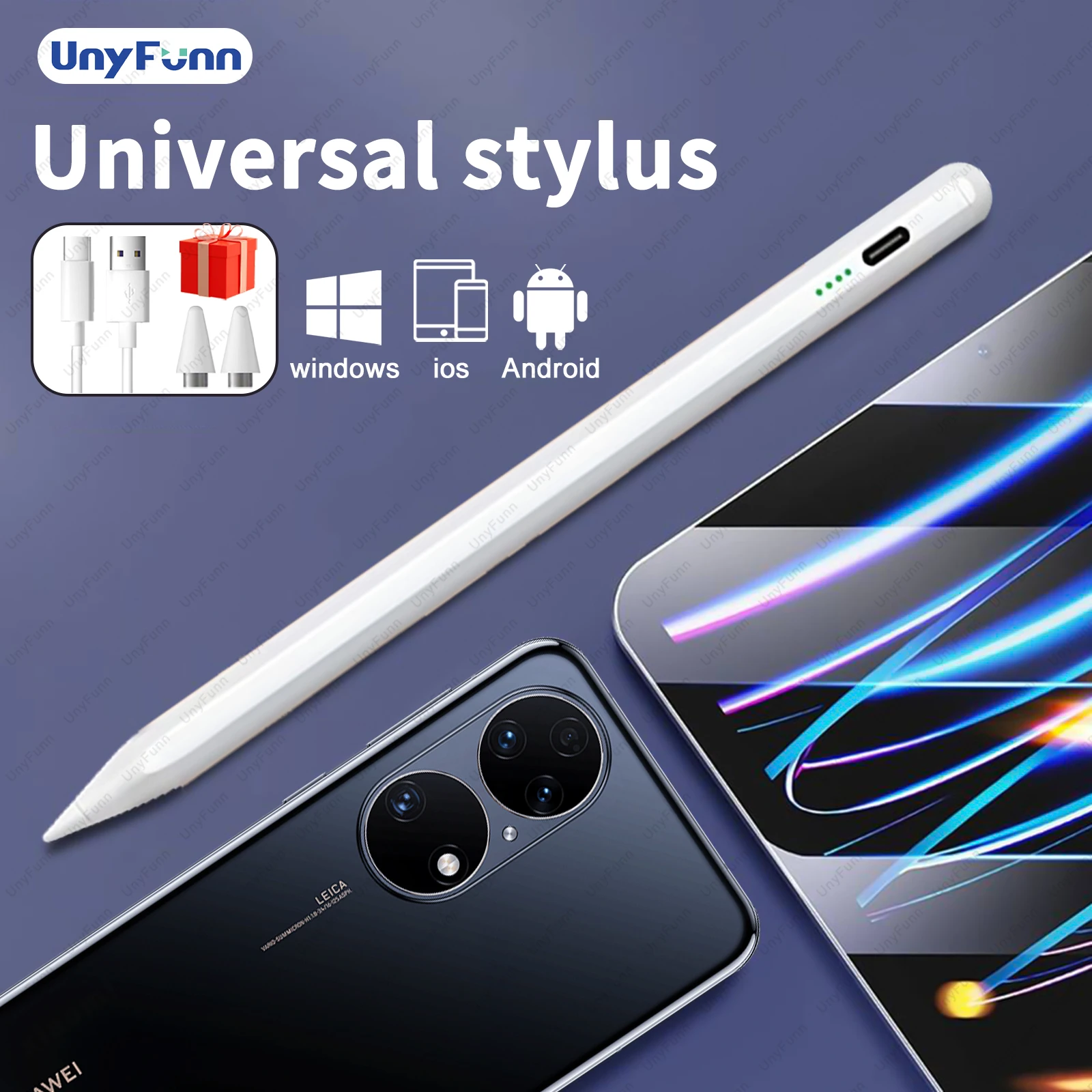 Lápiz óptico Universal para Android IOS Windows, lápiz táctil de pantalla capacitiva para iPad, lápiz Apple para tableta Huawei Xiaomi