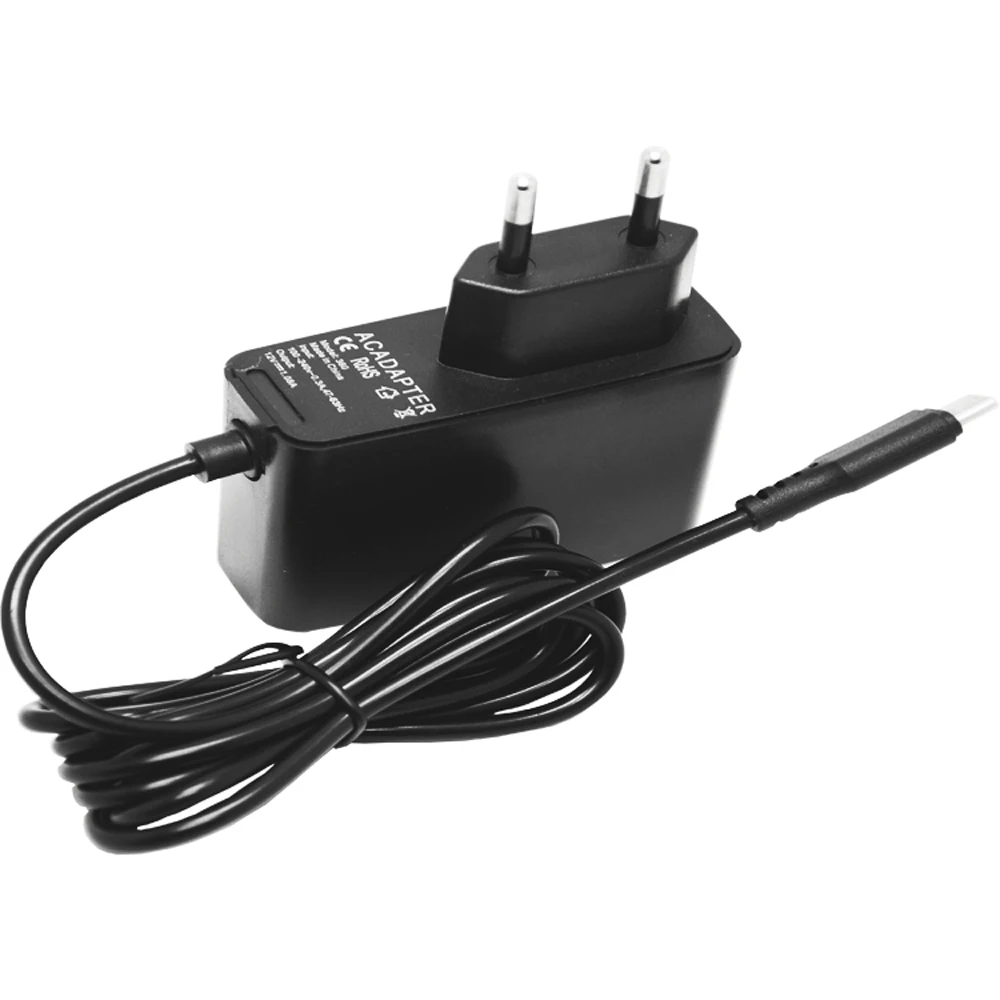 Adaptador de fuente de alimentación de CA, cargador de carga para NS, adaptador de consola de juegos Switch, enchufe de la UE
