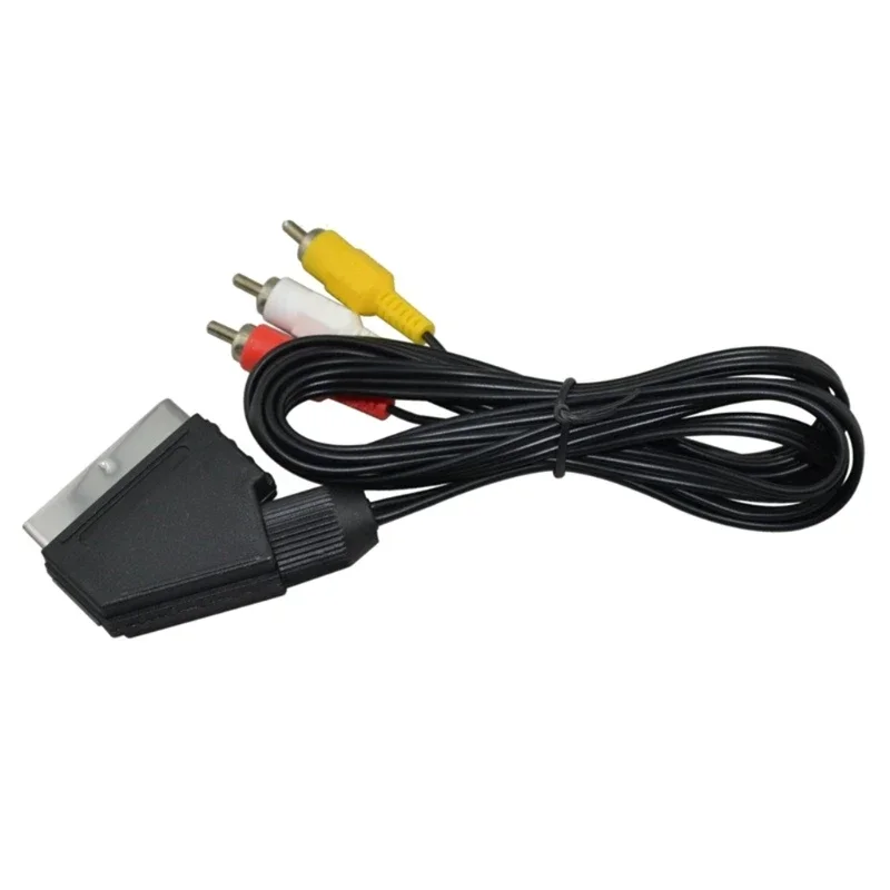 Cable de Audio y vídeo AV SCART de 18m, Cable de TV para conector de Cable SCART NES RGB, nuevo Cable de vídeo RCA para NES FC - imagen 4