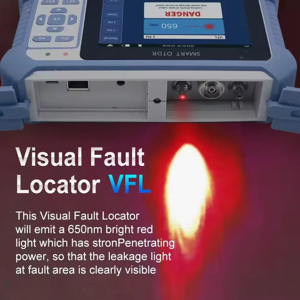 NK4000D 12 en 1 multifunción Mini reflectómetro de dominio de tiempo óptico fibra óptica FTTH probador de fibra óptica reflectante de dominio de tiempo - imagen 3