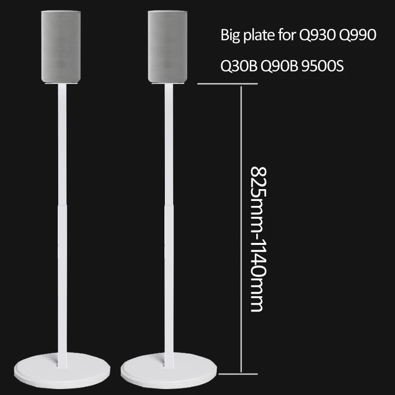 Soporte de Suelo para Altavoz Ajustable 82,5-114 cm