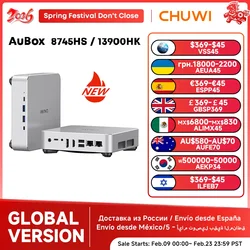 CHUWI AuBox Mini PC - Windows 11 Pro, WiFi 6, BT 5.2, dual M.2