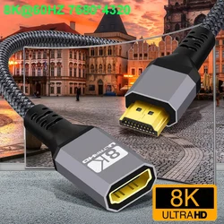 Cable extensor HDMI 2.1 macho a hembra, 8K y 48 Gbps