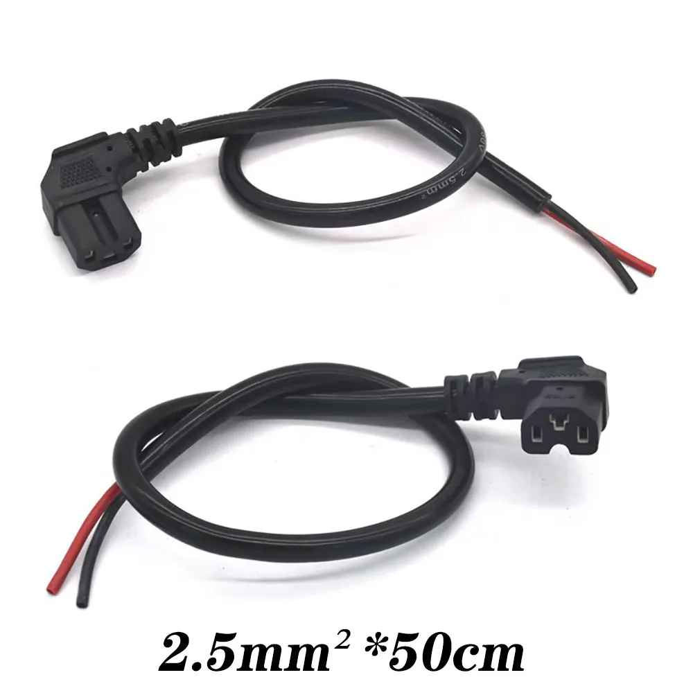 Conector de batería de litio para bicicleta eléctrica, toma de carga de alta potencia, enchufe hembra de 3 pines para vehículo eléctrico con cable de alimentación de 2,5 mm2 - imagen 2
