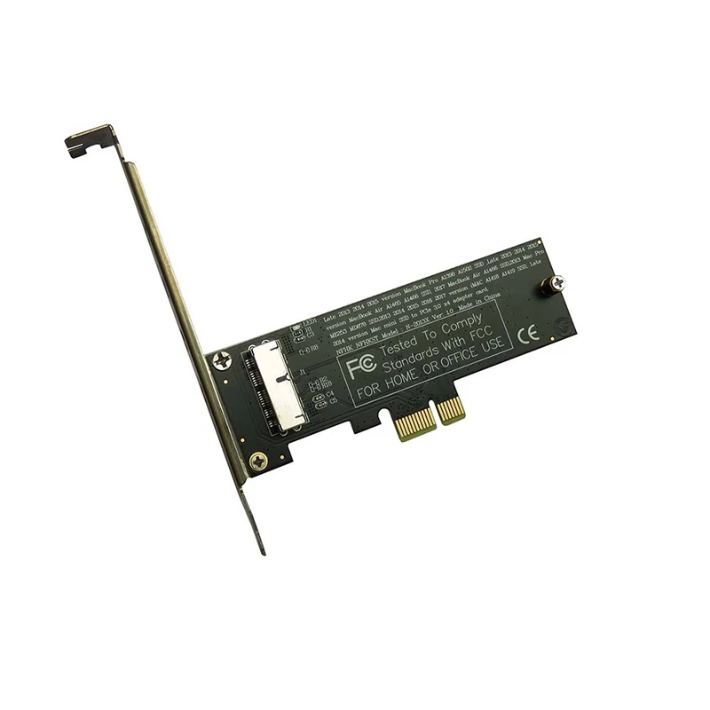 Adaptador elevador de tarjeta PCIe x1 para MACBOOK AIR 2013 2014 2015 2017 A1466 A1465 ME864 ME865 ME866 MD711 MD712 MD760 MD761 SSD - imagen 2