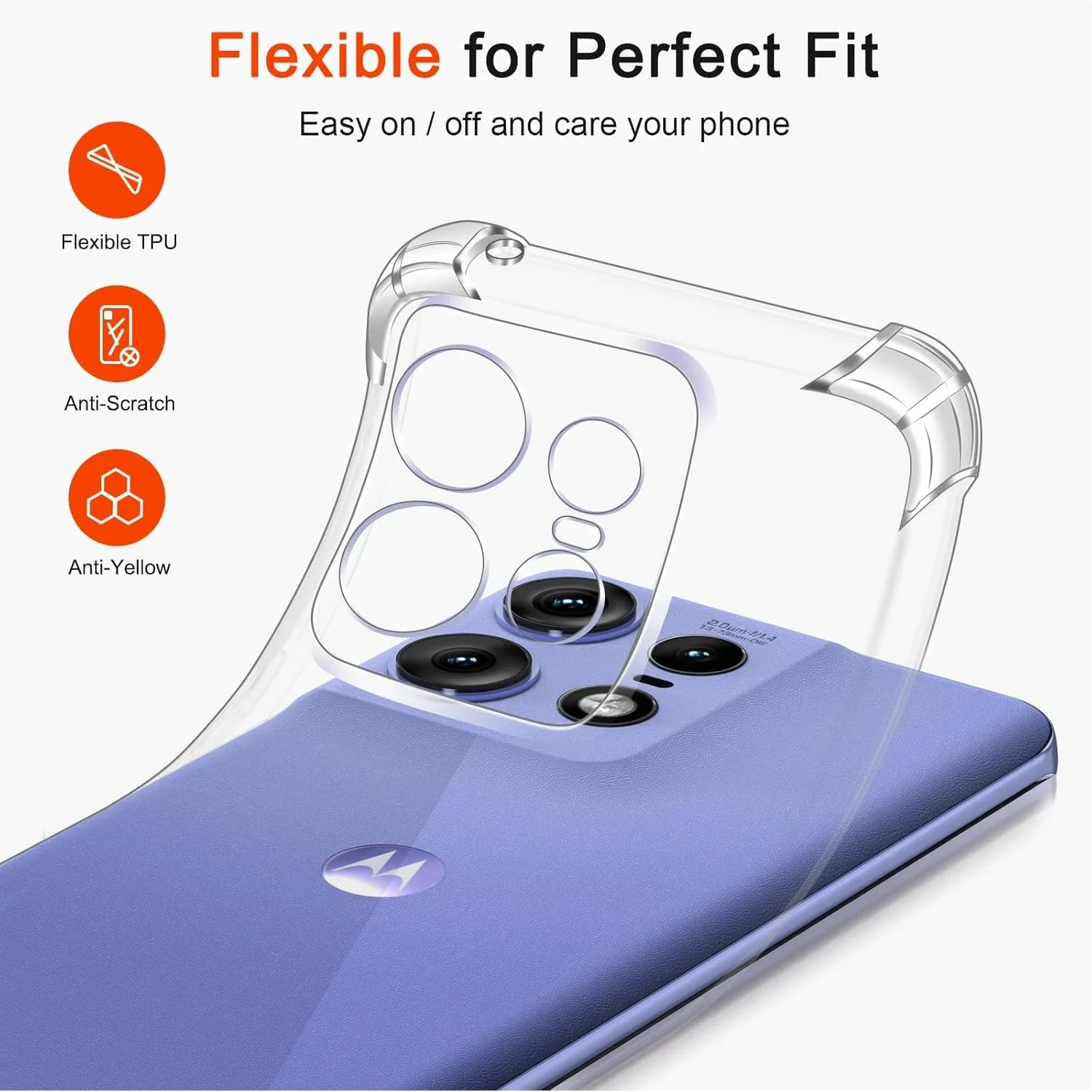 Funda de TPU con Airbag a prueba de golpes para Motorola Edge 50 Neo Moto Edge 50 Pro Fusion Ultra funda protectora Capa Fundas Coque - imagen 4