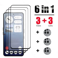 6 In 1 For Nothing Phone 3a Pro Glass Tempered Glass Nothing Phone 3a Pro Glass Screen Protector Camera Film Tempered Film