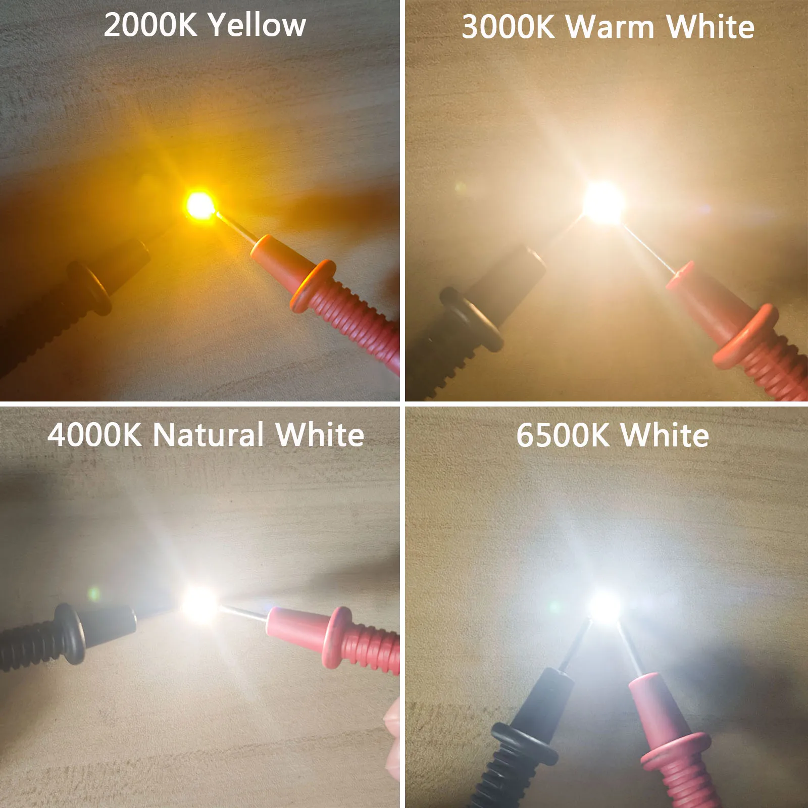 100 Uds 0,5 W LED COB Chip SMD 5730 cuentas de lámpara luz blanca o cálida 60-65LM montaje en superficie PCB lámpara de diodo emisor (3.0 ~ 3,4 V) para bricolaje - imagen 4