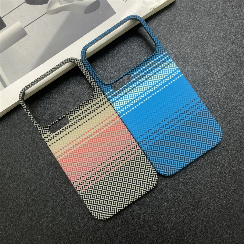 Para Xiaomi Mi 17 Pro Max funda dura de PC fibra de carbono de grano funda protectora trasera delgada para Xiaomi Mi 17 15 14 Pro Mi15 Ultra Shell - imagen 3